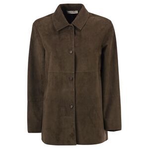S Max Mara Women Smmgocce - Suede Shirt With Silk Lining